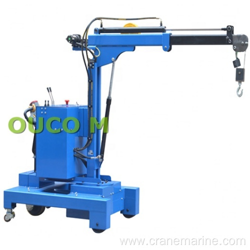 All-electric Hydraulic Driven Mobile Base Workshop Small Crane